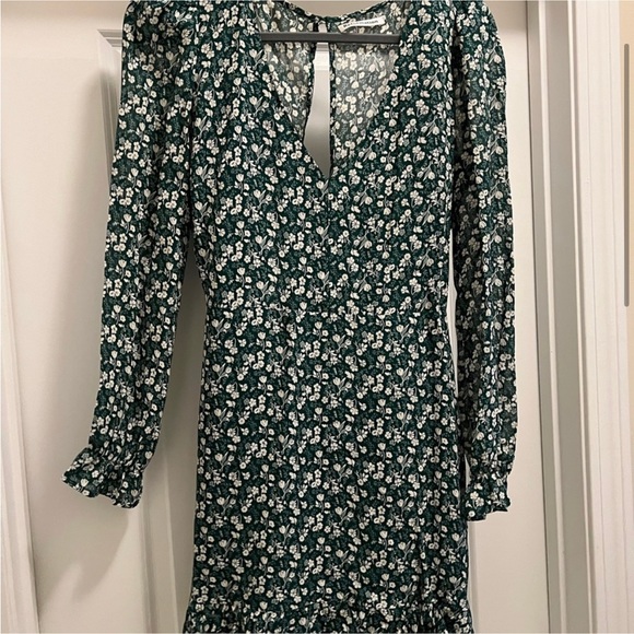 Reformation Eleanor Green Dress - Picture 4 of 10